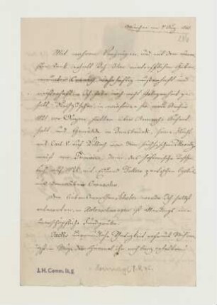Brief von Joseph von Hormayr an Joseph Heller
