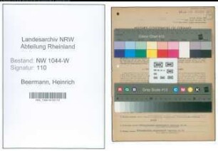 Entnazifizierung Heinrich Beermann , geb. 07.03.1896 (Landwirt)