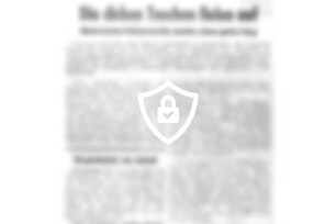 Die dicken Taschen fielen auf