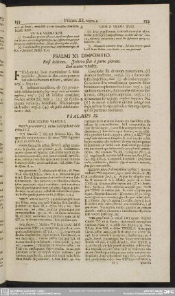 Psalmi XI. Dispositio. Falsi doctores. Jehova stat à parte piorum. Dei oculus vindex