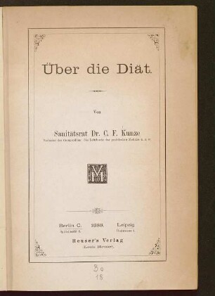Über die Diät