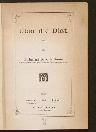 Über die Diät