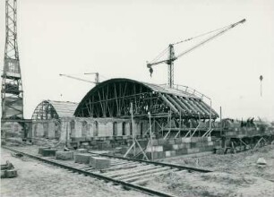 Reichsautobahn-Brücke über den Rhein bei Frankenthal, Deutschland, 1939-1940