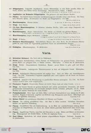 Varia (Nr. 321-352)