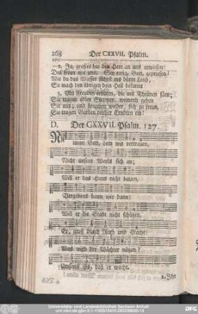 Der CXXVII. Pslam. 127.