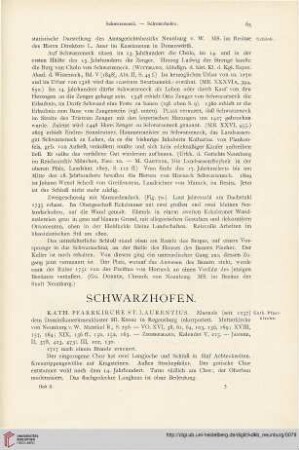 ⟦Schwarzhofen⟧