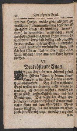 VI. Der tröstende Engel
