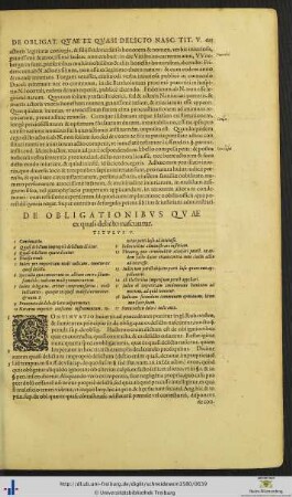 Titulus V. De Obligationibus quae ex quasi delicto nascuntur.