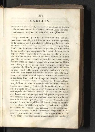 Carta IV.