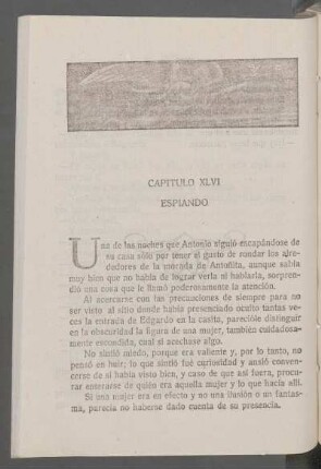 Capítulo XLVI - Espiando