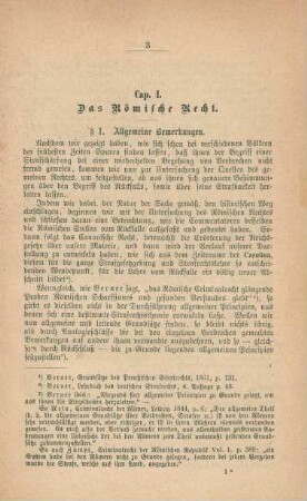 Cap. I. Das Römische Recht