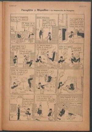 Paragüita y Miquelino. - [Cómic] : La imaginación de Paragüita