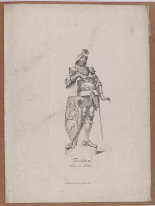 Bildnis des Theodorich, König der Gothen