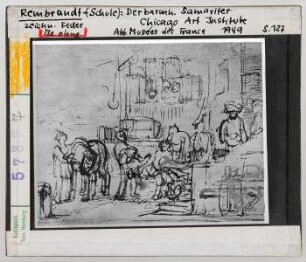 Rembrandt-Schule: Der barmherzige Samariter, Chicago Art Institute