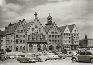 Frankfurt (Main), Römer, Ansicht von Südosten