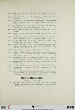 Hessen-Darmstadt (Nr. 854-962)