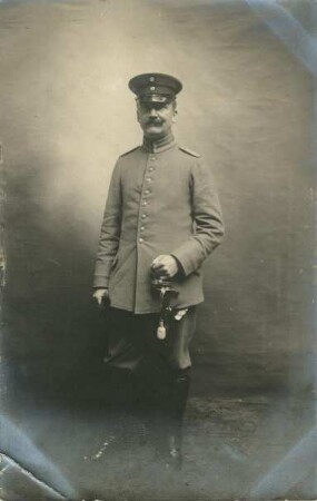 Erster Weltkrieg - Postkarten "Aus großer Zeit 1914/15". Persönliche Fotopostkarte - Niedenführ