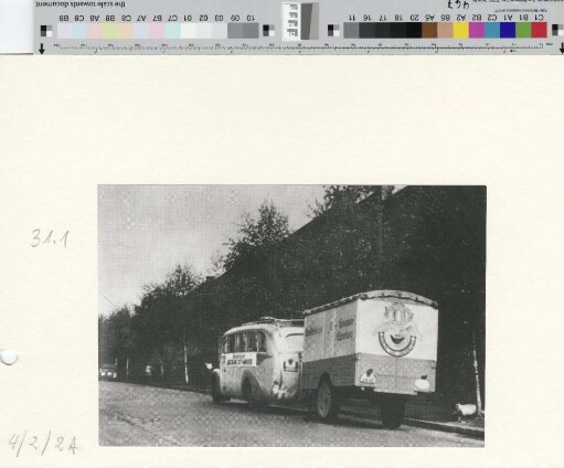Tourbus der Landesbühne Ost-Hannover