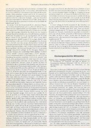 892-893 [Rezension] Hannig, Jürgen, Consensus fidelium