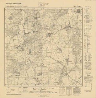2433 Parum, Topographische Karte 1:25000 (4cm - Karte)