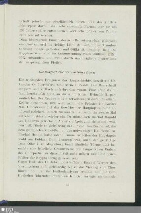 Die Baugeschichte des ottonischen Domes