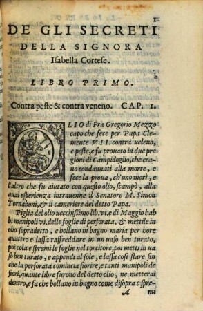 I Secreti : ne'quali si contengono cose minerali, medicinale, arteficiose & alchimiche ...