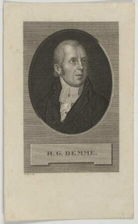 Bildnis des Hermann Christoph Gottfried Demme
