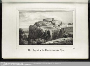 Der Regenstein bei Blankenburg im Harz