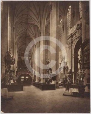 Langhaus der Dorotheenkirche Breslau nach W