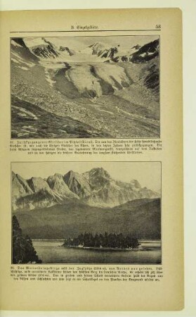 Zurückgegangener Gletscher im Pitztal (Tirol)