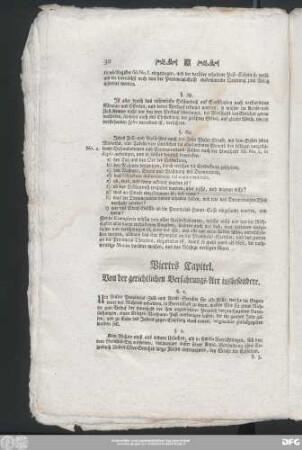 Viertes Capitel. Von der gerichtlichen Verfahrungs-Art insbesondere.