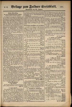 Zweite Ausgabe vom Samstag, den 28. Januar 1899.