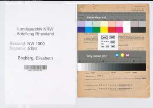 Entnazifizierung Elisabeth Boxberg, geb. 14.03.1898 (Postsekretaerin)