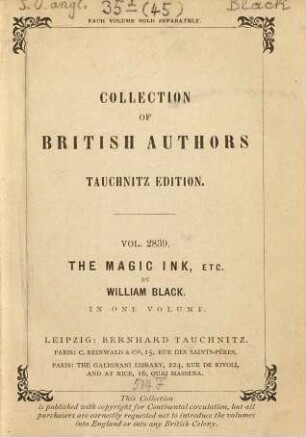 The magic ink and other tales