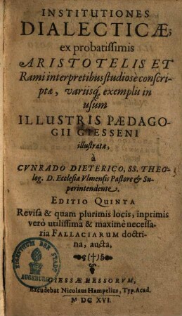 Institutiones dialecticae