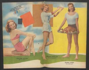 Colleen Miller, Arleen Whelan, Diana Lynn - [Ilustración]