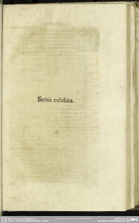 Serius exhibita