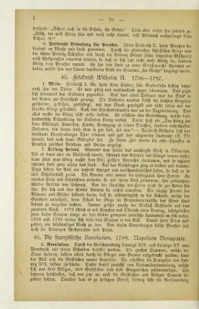 46. Die französische Revolution. 1789. Napoleon Bonaparte