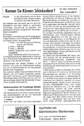 Denkmalschutz für Hamburgs Gärten : 4 Probleme des Garten-Denkmalschutzes