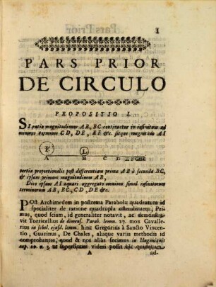Quadratura circuli ...