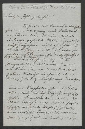 Brief an Marie von Bülow : 11.10.1895