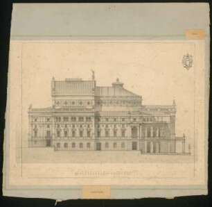 Theater: Seitenansicht 1:150