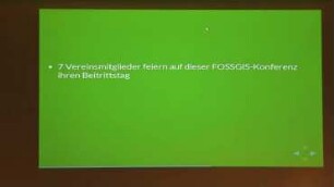 FOSSGIS Konferenz 2014: Lightning Talks I