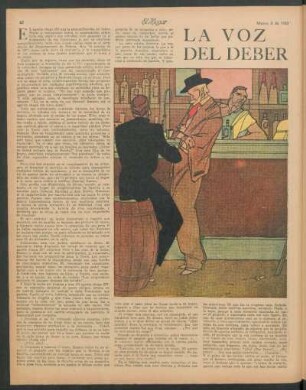 La voz del deber : Cuento