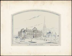 König-Albert-Museum, Chemnitz: Perspektivische Ansicht