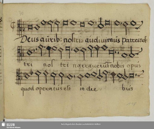 [Agricola, Martin:] Deus auribus nostris audivimus
