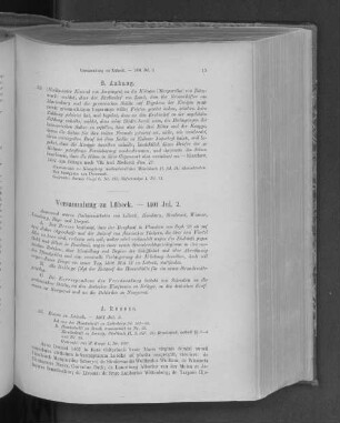Versammlung zu Lübeck. - 1401 Jul. 2.