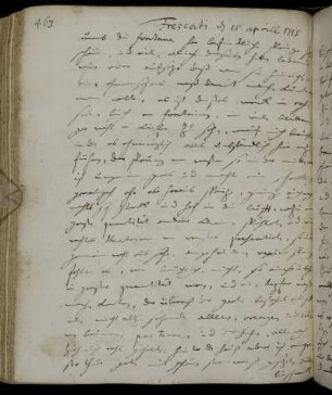 Frescati 15. April 1715