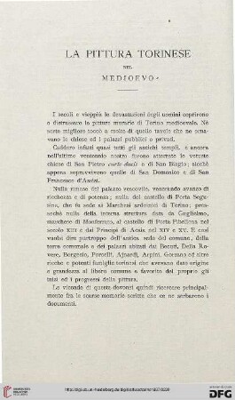 7: La pittura torinese nel medioevo