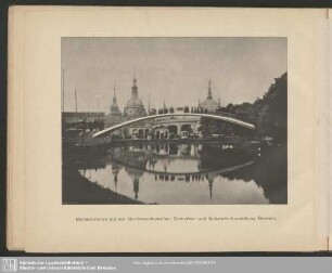 Monierbrücke auf der Nordwestdeutschen Gewerbe- und Industrie-Ausstellung Bremen